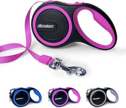 16 FT Retractable Dog Leash with No Tangle for Dog up to 44lbs