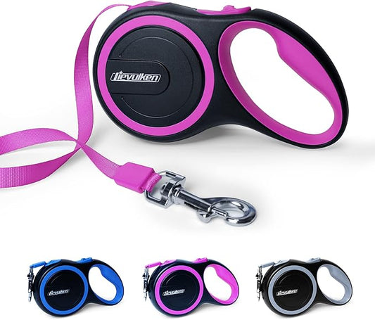 16 FT Retractable Dog Leash with No Tangle for Dog up to 44lbs