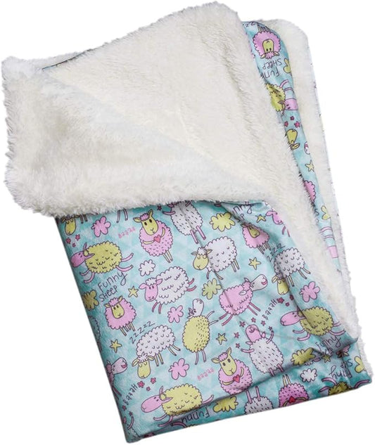 Klippo Dog/Puppy Luxurious Minky & Ultra-Plush Blanket ONE Size (Funny Sheep)