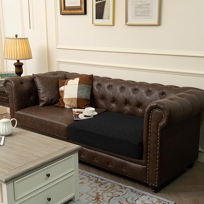 nanbowang Waterproof Dog Bed Covers Replacement Washable Pet Hair Easy to Remove 20x30 Black