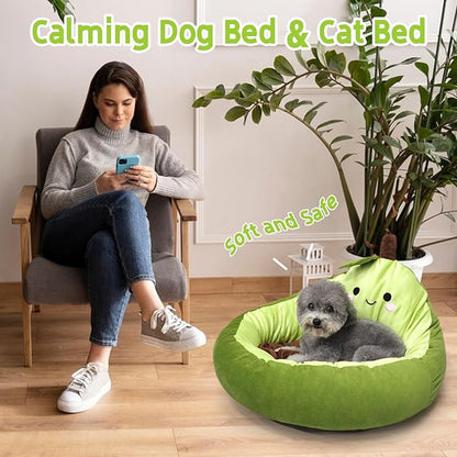 Avocado Calming Dog Bed & Cat Bed