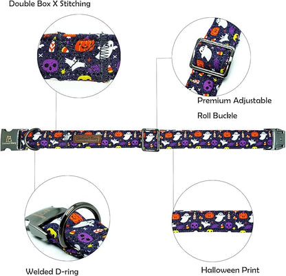 Lionheart glory Dog Collars Fall Halloween Pumpkin Collar