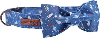 Elegant little tail Dog Collar with Bow