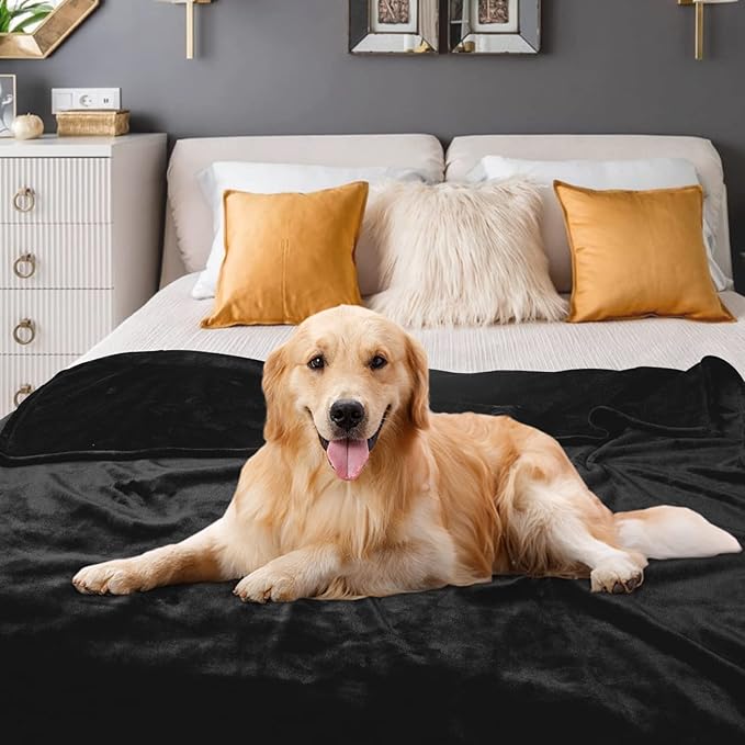 Large Dog Blanket-30 x 40" Soft Fleece Dog Blanket for Large Dog Washable