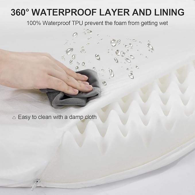 3.7 inch Thickened Orthopedic Dog Beds for Large Dogs 28D Egg-Crate