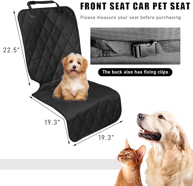 Car Front Seat Cover for Dogs