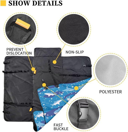 AFPANQZ Shark Dog Back Seat Cover Protector Scratchproof