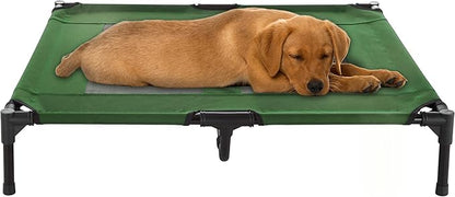 Elevated Dog Bed – 36x29.75 Portable Bed 80lbs by