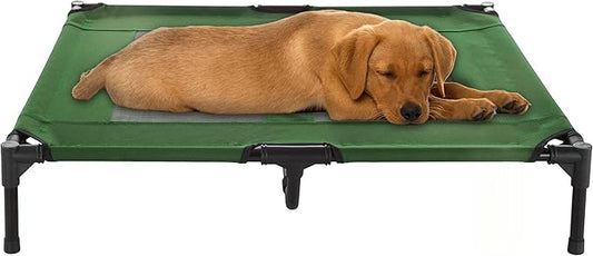 Elevated Dog Bed – 36x29.75 Portable Bed 80lbs by