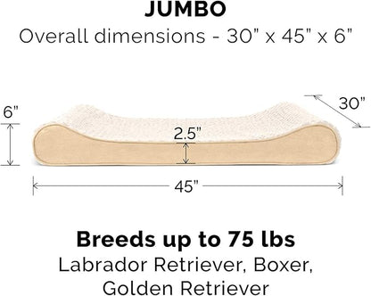 Furhaven Orthopedic Dog Bed for Large Dogs w/ Removable Washable Cover 75 lbs