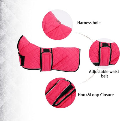 Geyecete Warm Thermal Quilted Dachshund Coat
