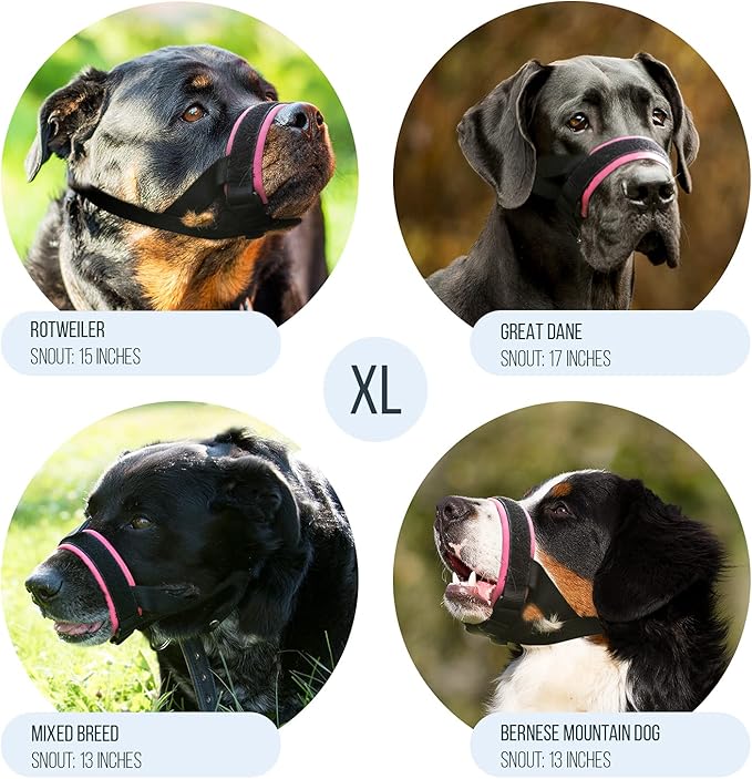 Gentle Muzzle Guard for Dogs