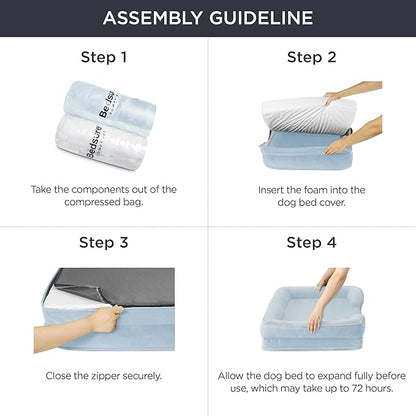 Bedsure Orthopedic Dog Bed for Large Dogs