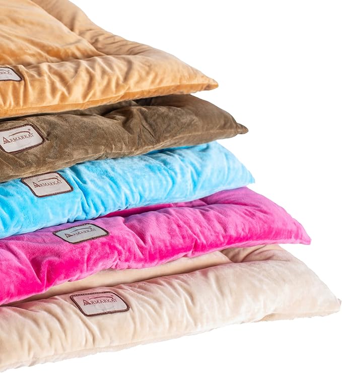 Armarkat Pet Bed Mat 27-Inch by 19-Inch by 2.5-Inch M01-Medium M01CHL-M)