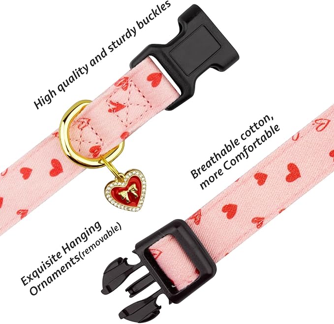 Cotton Handmade Dog Collar Cute and Distinctive Patterns