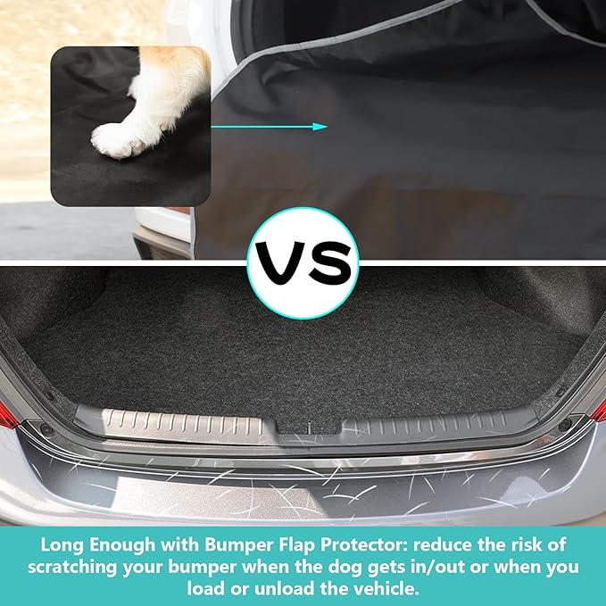 Llamas SUV Cargo Liner for Dogs with Storage