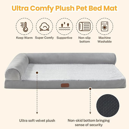 Memory Foam Dog Bed for Large Dogs