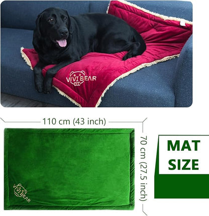 Dog Crate Mat Dog Bed Mat 27.5x43”Reversible Pet 500gms Sleeping