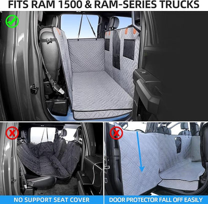 ABE Dog Car Seat Cover for Back Seat F150 & RAM1500)