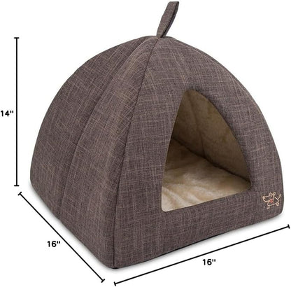 Pet Tent-Soft Bed for Dog and Cat by Best Pet Supplies 16" x 16" x H:14"