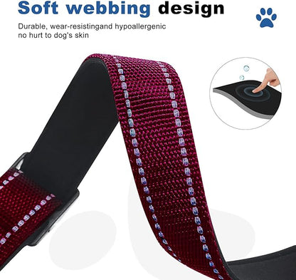 Reflective Martingale Dog Collars. Dog Collar with Quick