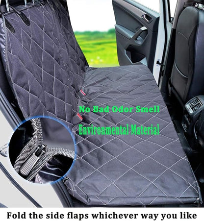 RBSC Home Dog Car Back Seat Cover Waterproof Heavy Duty and Nonslip Car Backseat Cover for Cars