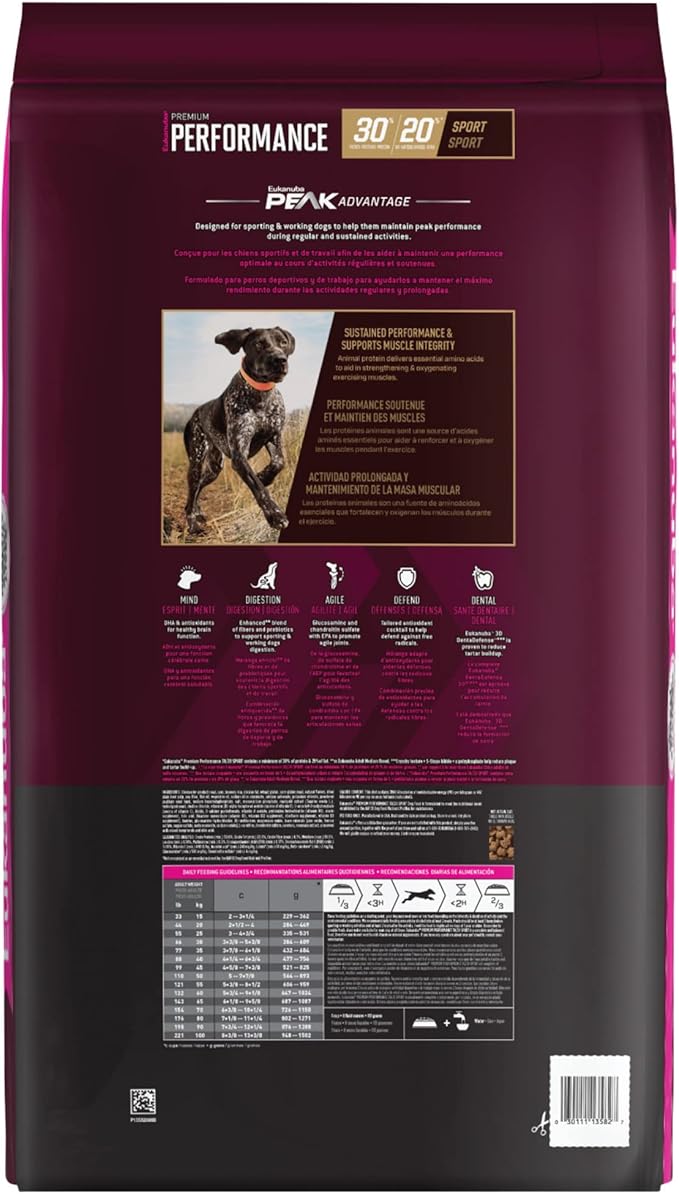 EUKANUBA™ Premium Performance 30/20 Sport Dry Dog Food, 40 lb