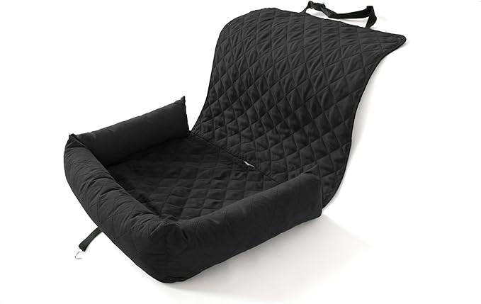 Quilted Car Seat Cover with Bolsters for Pets