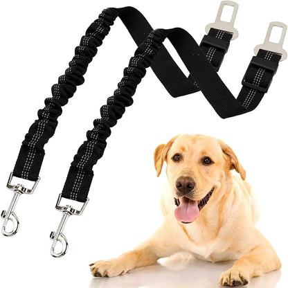 Dog Seat Belt 2PCS 19.7"-33"