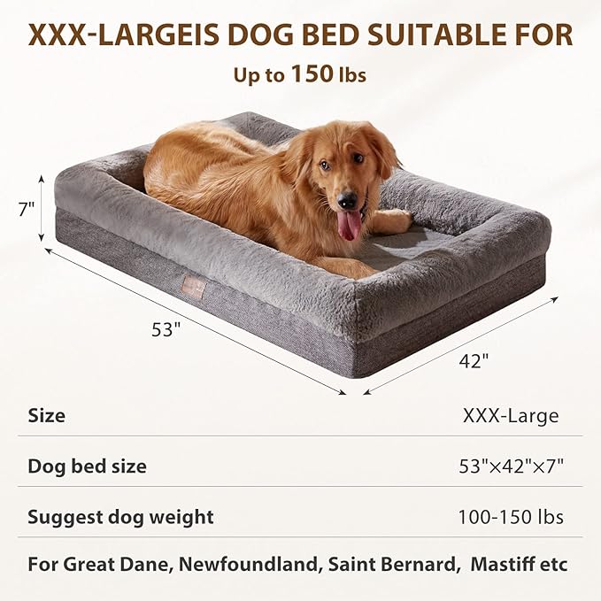 BFPETHOME Dog Bed for Large Dogs