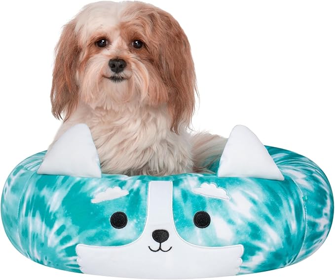 Squishmallows Original 20-Inch Halver The Corgi Pet Bed