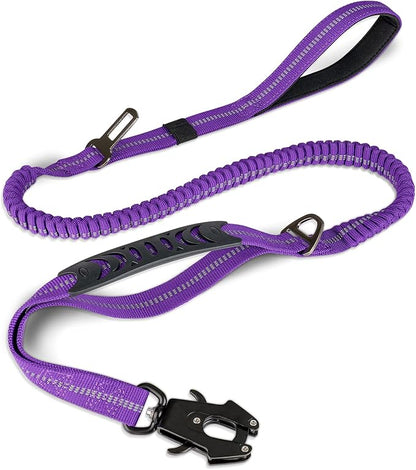 Joytale Tactical Dog Leash Heavy Duty 4-6FT Shock 2 Padded