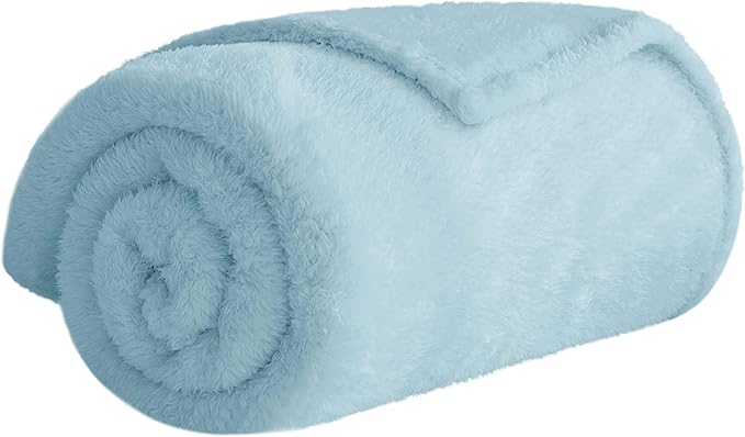 PETHUR Super Soft Dog Blankets for Small Dogs 20"x30", Blue