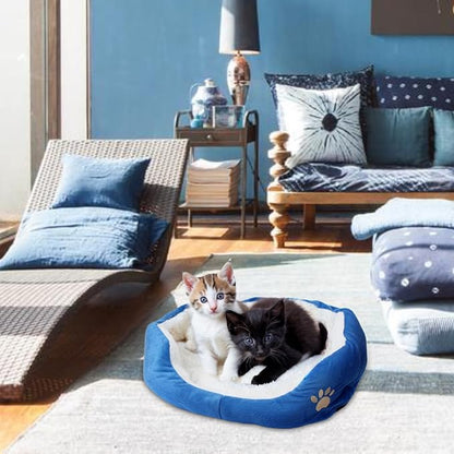 Round Dog Cat Beds Mattress Washable Pads Room