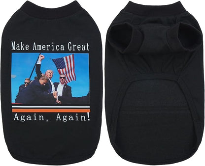 Large Dog Shirt -Black