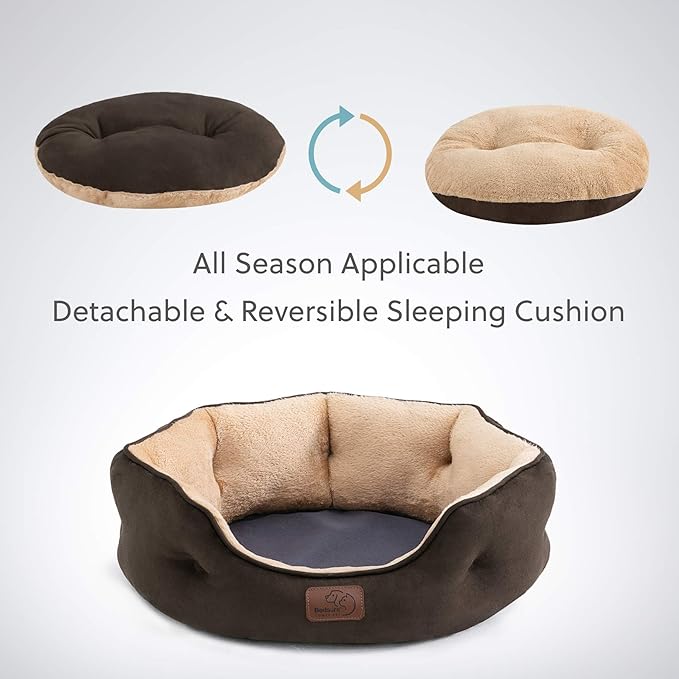 Bedsure Dog Beds for Small Dogs 20 Inches,