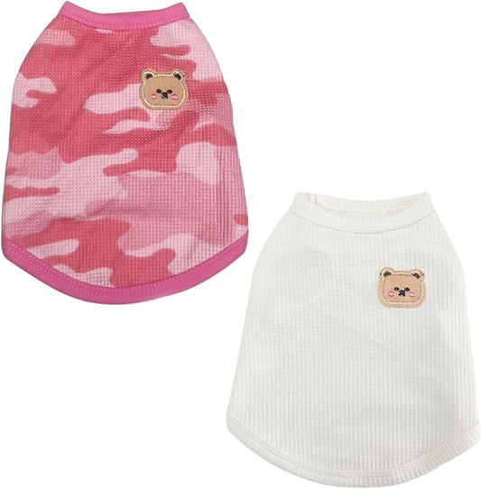 Cotton Dog Shirt Summer Lightweight Pet T-Shirts Soft