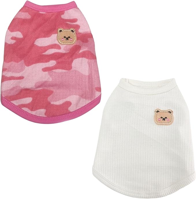 Cotton Dog Shirt Summer Lightweight Pet T-Shirts Soft