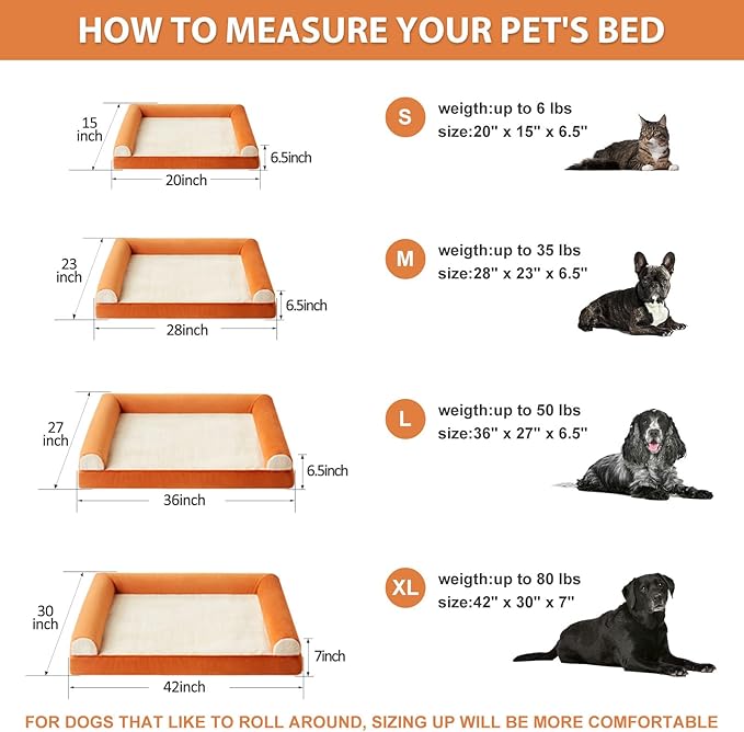 BFPETHOME Washable Dog Beds for Extra Large Dogs