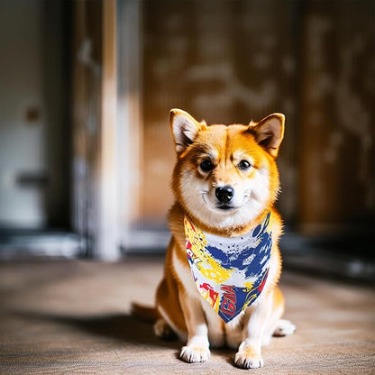 Football Dog Bandanas for Small Dogs Breed Cats 18 Inch 7PCS