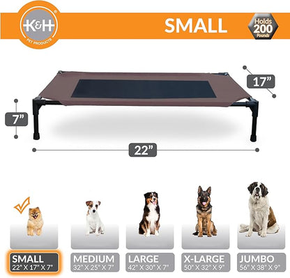 K&H Pet Products Raised Cooling Outdoor Dog Bed