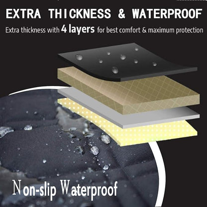 Pet Deluxe Dog Seat Covers for Cars SUVs Waterproof Pet Car Seat Cover Front Seat