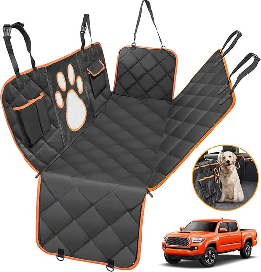 Scratchproof Dog Seat Cover for Model3/ModelY/Honda CRV/Toyota RAV4/Mazda CX5/KIA Sportage, 4-in-1 600D Pet Seat Cover Waterproof Dog Hammock for Sedan SUV (Standard (54" W x 58" L))