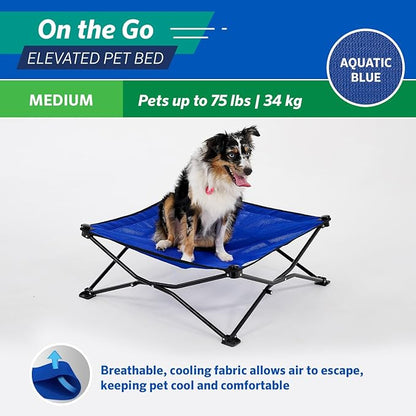 Coolaroo On The Go Cooling Elevated Dog Bed