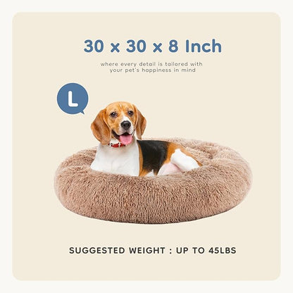 DUMOS Calming Dog Bed 30 Inch 45 lbs