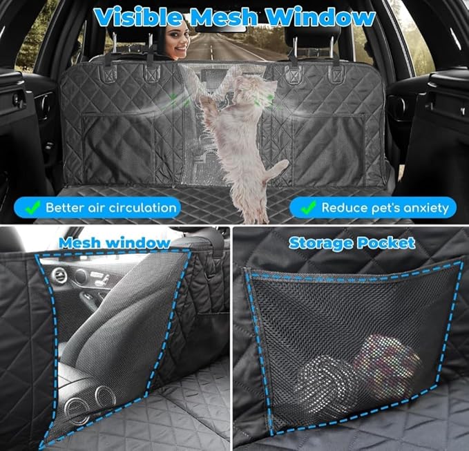 Ultimate Premium Dogs Cats Backseat Cover Extender 100%