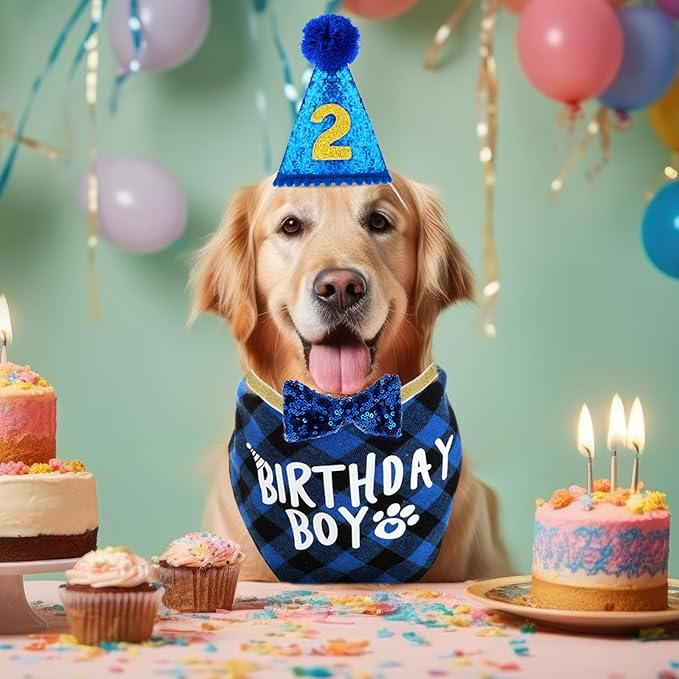 WLLHYF Dog Birthday Party Supplies