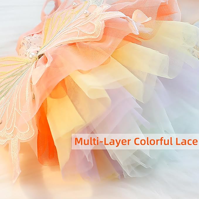 Luxury Dog Princess Formal Dress for Small Dogs Girl