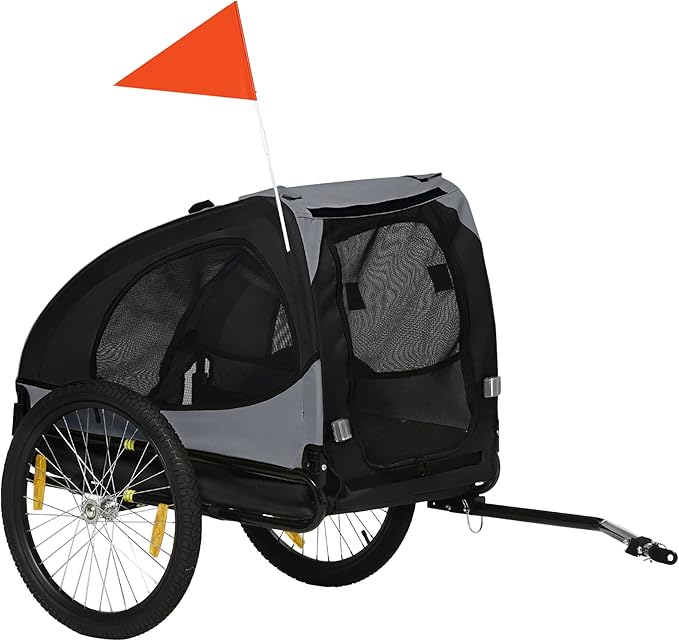 NicBex Dog Stroller with Steel Frame