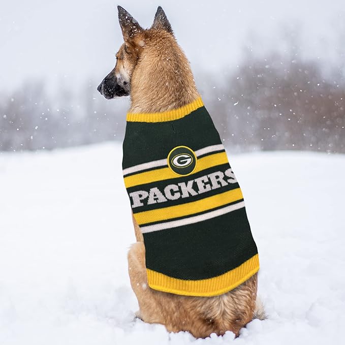 Pets First NFL Green Bay Packers Dog Sweater (GBP-4179-XS)